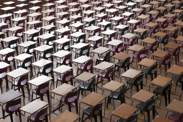 exam desks