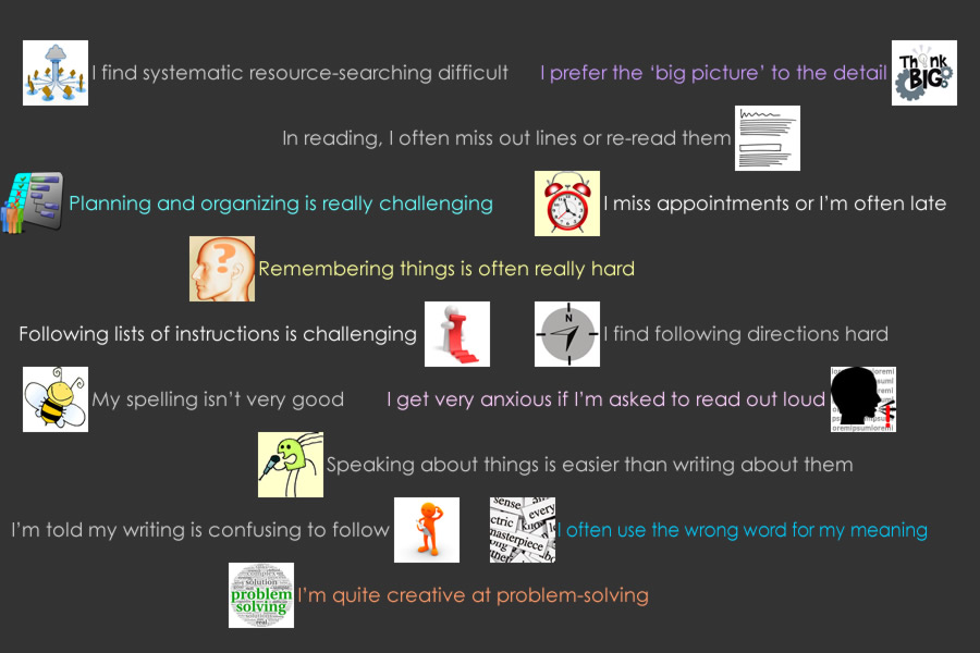 dyslexia attributes